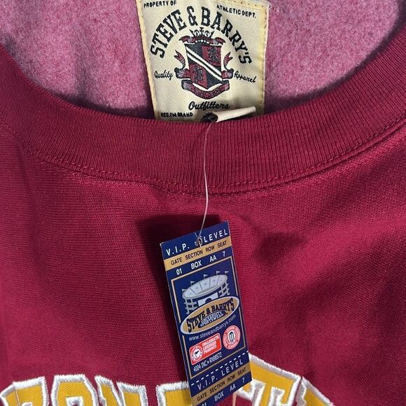🏈🏀 NWT Vintage ARIZONA STATE SUN DEVILS Embroidered Crewneck Sweatshirt Mens L - Picture 6 of 7